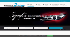 Desktop Screenshot of prange.de